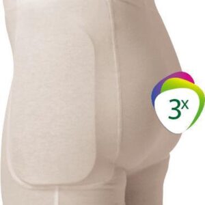 Heupbeschermer - Comfort Hip Protector Triple pack - XS, Beige