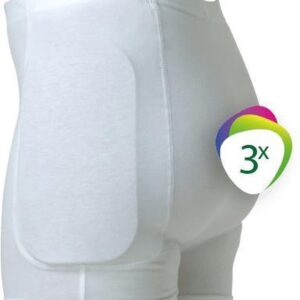 Heupbeschermer - Comfort Hip Protector Triple pack - XS, Wit