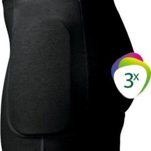 Heupbeschermer - Comfort Hip Protector Triple pack - XS, Zwart