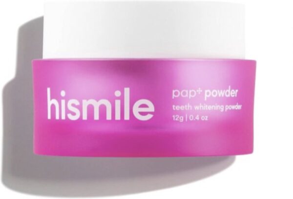 Hismile PAP+ Tandenbleekpoeder | Veilig voor het Glazuur | Actieve Bleekmiddelen | Actief Tandenbleken | Poeder voor Gevoelige Tanden | Geavanceerde Vlekverwijdering Hismile