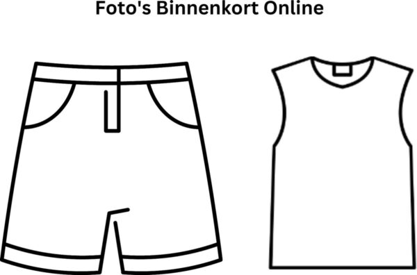 Hitman - 2-Pack - Korte Broek Heren + Heren Hemd - 100% Katoen - 2-Delige Zomerset - Charcoal - Maat XXL