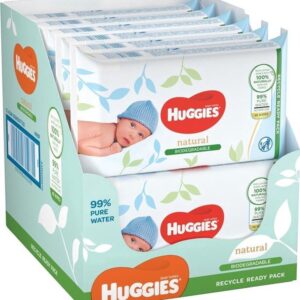 Huggies - Natural Biologisch afbreekbaar - Billendoekjes - 1536 babydoekjes - 32 x 48