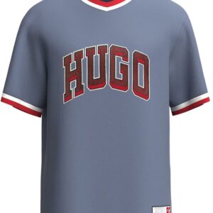 Hugo Duava 10248326 T-shirt Met Korte Mouwen Blauw L Man