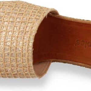 Hush Puppies dames slipper Riazza wit GOUD 37