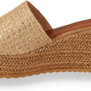 Hush Puppies dames slipper Riazza wit GOUD 41