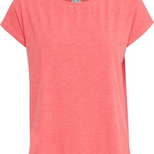 ICHI T-shirt Rebel Calypso Coral - Maat XS