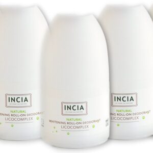 INCIA 100% Natuurlijke Deodorant voor Donkere Oksels - 5x 50 ml - tegen Zweetoksels - Vegan