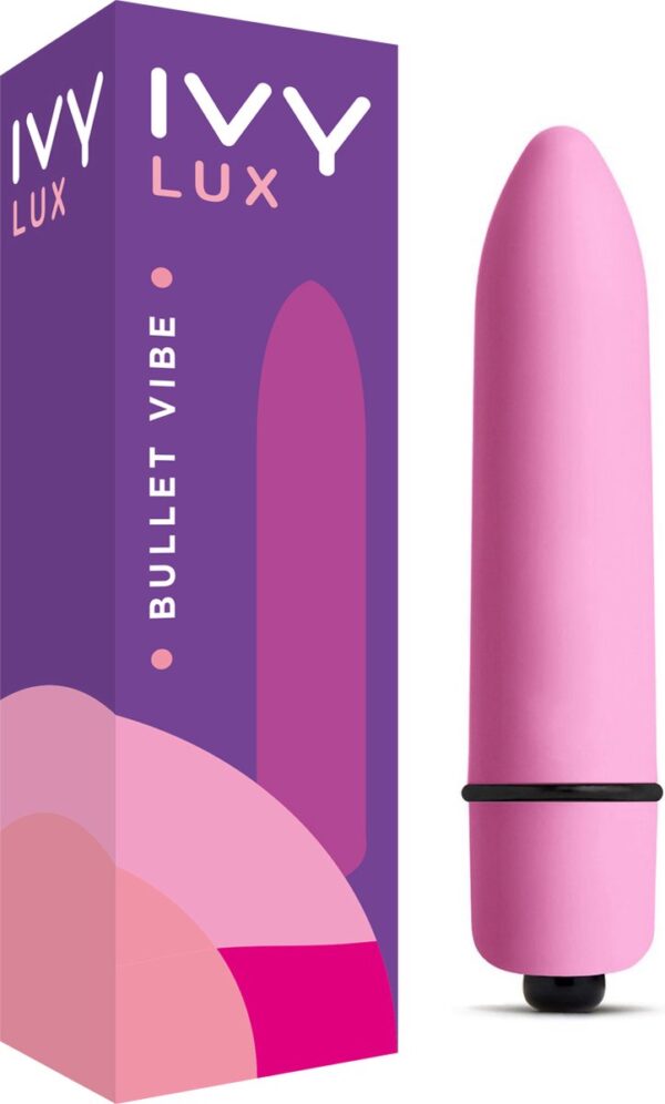 IVY LUX Mini Vibe Clitoris Stimulator Bullet Vibrator 9 cm - Mini Vibrator met 10 Standen Waterproof Roze