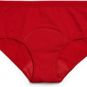 ImseVimse - Imse - Menstruatieondergoed - Hipster Period Underwear - Medium Flow / XXL - eur 52/54 - rood