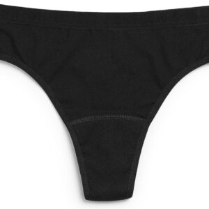 ImseVimse - Imse - Menstruatieondergoed - STRING Period Underwear - menstruatiestring / L - eur 44/46 - zwart