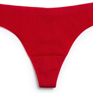 ImseVimse - Imse - Menstruatieondergoed - STRING Period Underwear - menstruatiestring / XL - eur 48/50 - rood