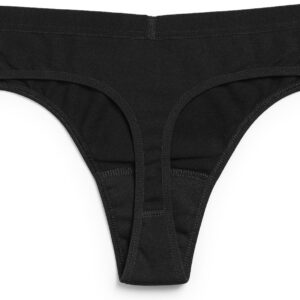 ImseVimse - Imse - Menstruatieondergoed - STRING Period Underwear - menstruatiestring / XXL - eur 52/54 - zwart
