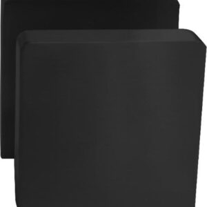 Intersteel Deurknop vierkant op rozet mat zwart