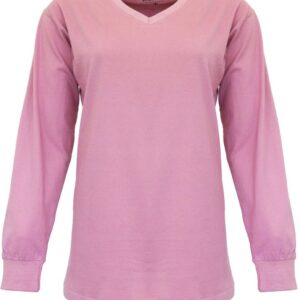 Irresistible - Mix & Match - Dames Pyjama Top - Roze - 100 % Katoen. Maat S