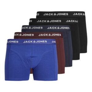 Jack & Jones Boxershorts JACBLACK FRIDAY Trunks 5-pack Zwart / Blauw / Bordeaux -XL