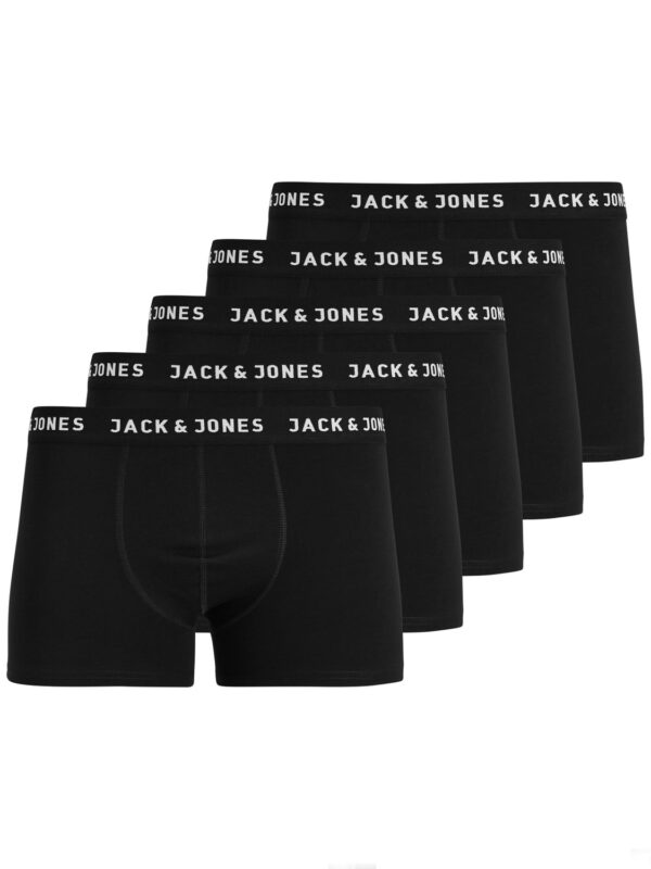Jack & Jones Boxershorts JACHUEY Trunks 5-pack Zwart-L