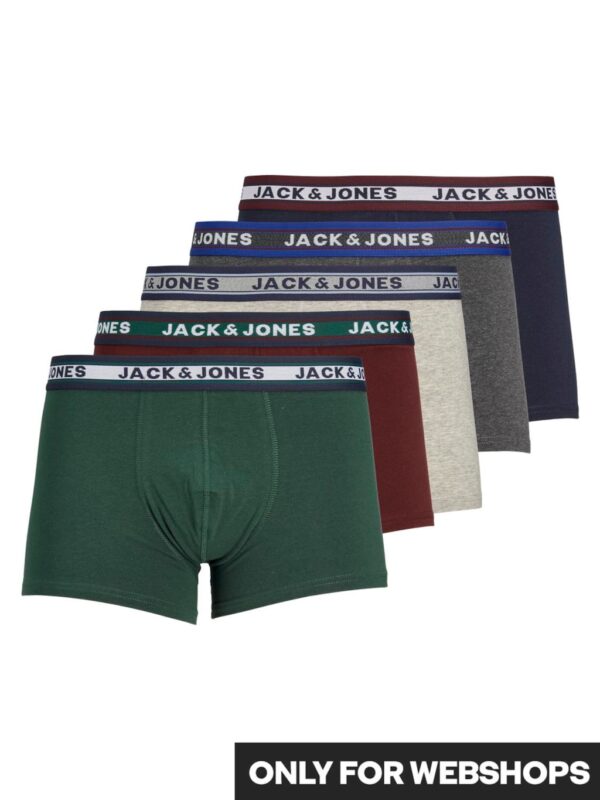 Jack & Jones Boxershorts JACOLIVER Trunks 5-pack Multicolor-L