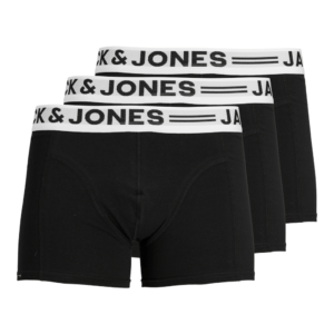 Jack & Jones Boxershorts SENSE Trunks 3-pack Zwart