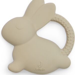 Jollein - Bijtring Rubber - Bijtringen Baby - Bunny - Nougat
