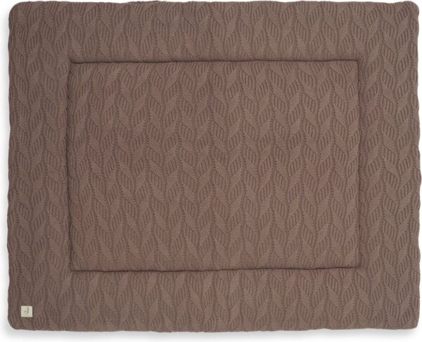 Jollein - Boxkleed (Chestnut) - Spring Knit - Katoen - Speelkleed Baby - 75x95cm