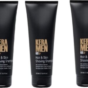 KIS - KeraMen - Hair & Skin Shaving Shampoo - 3 x 250ml