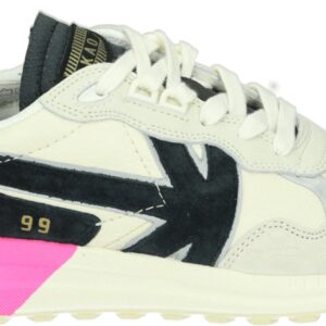 Kaotiko DETROIT 99 - Volwassenen Lage sneakers - Kleur: Wit/beige - Maat: 38