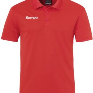 Kempa Poly Poloshirt Rood Maat 128