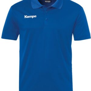 Kempa Poly Poloshirt Royal Blauw Maat 128