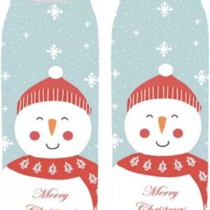Kerst thema enkelsokken - Winter thema enkelsokken - Kerstsokken Unisex maat 36 - 41