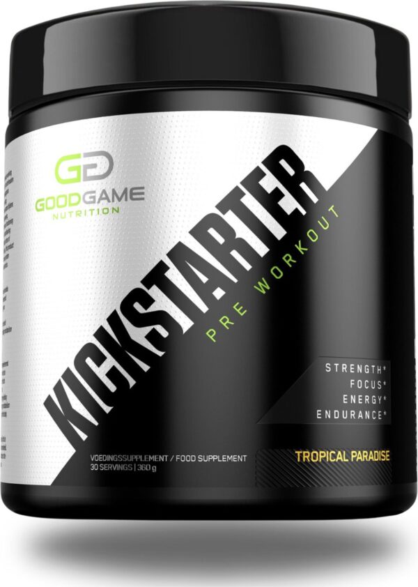 Kickstarter - Pre Workout - Smart Focus formule - Geen crash - 360gr (30 scoops) - Tropical Paradise