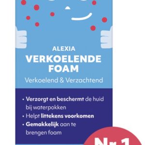 Kidsner Alexia De Verkoelende Foam - Verzorgt de Huid bij Waterpokken - Direct Verkoelend en Verzachtend Effect - Helpt Littekens Voorkomen - Alternatief Zemelenbad