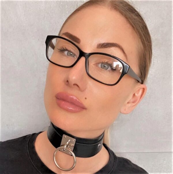 Kinky Diva - O-Ring Collar Slaven Slave Submissive Onderdanige BDSM Halsband Choker Collar