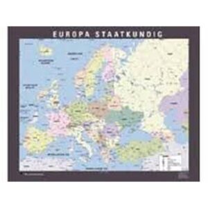 Klassikale kaart Europa Staatkundig (zie omschrijving)
