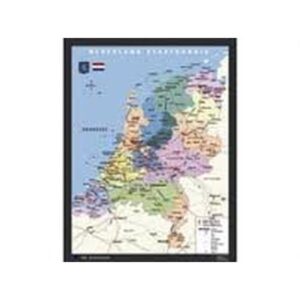 Klassikale kaart Nederland Staatkundig (zie omschrijving)