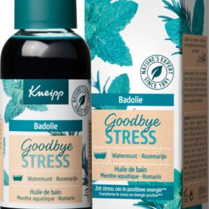 Kneipp Goodbye Stress - Badolie - Watermunt - Rozemarijn - Ontspannend en kalmerend effect - Vegan - 1 st - 100 ml