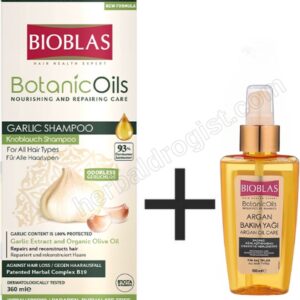 Knoflook Shampoo Bioblas + Arganolie Bioblas
