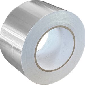 Kortpack - Aluminium Tape 75mm breed x 50mtr lang - 1 rol - Hittebestendig - Water- en Dampdicht - Afdichtingstape - Plakband - (020.0210)