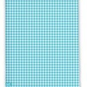 LIEF! Kinderhoeslaken Check - 40x80 cm - Licht blauw