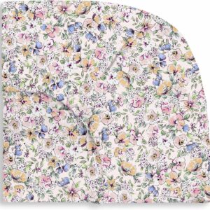 LIS LABELS - Hoeslaken - Sweet Flowers - 60x120 cm - Katoen - Babymatras
