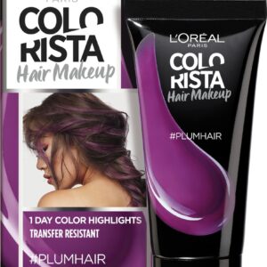 L'Oréal Paris Colorista Hair Makeup - Plum - 1 Dag Haarkleuring