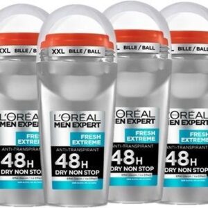 L'Oréal Paris Men Expert Fresh Extreme Deodorant Roller - 6 x 50ml