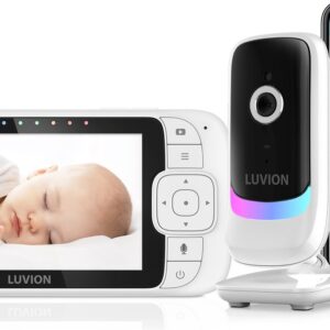 LUVION® Essential Connect - Babyfoon met Camera én App - Uitbreidbaar tot 4 Baby Camera's - Premium HD Wifi Baby Monitor