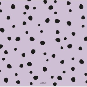 Label2X - Knutselmat Dots Lila - 140x90cm - XL - Placemats
