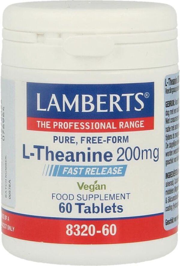 Lamberts L-Theanine 200 mg 60 tabletten