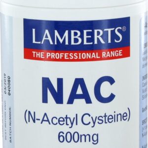 Lamberts - Nac (n-acetyl Cysteine) 600 Mg - 60 Capsules