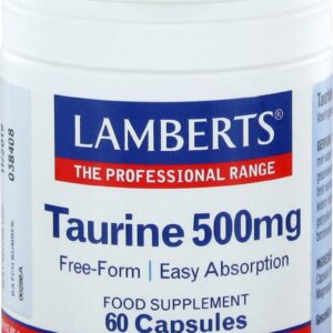 Lamberts Taurine 500 mg 60 capsules