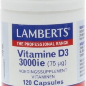 Lamberts Vitamine D3 3000IE/75mcg (120ca)