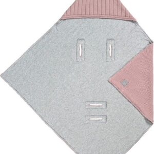Lässig Wikkeldeken Voor Autostoel Knitted Blanket Roze