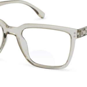Leesbril Vista Bonita Cubo XL Bifocaal-Kadushi Silver-+4.00