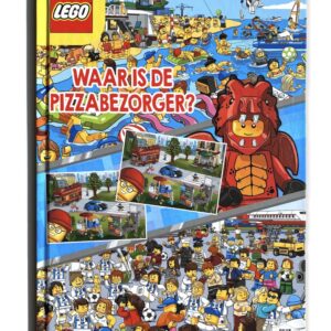 Lego zoek & vind Waar is de pizzabezorger? zoek en-vindboek